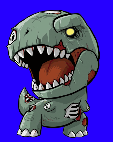 Zomby PNG Picture, Zombie Dragon Vector, Dinosaur, Zombie, Zombie Vector PNG Image For Free Download.png