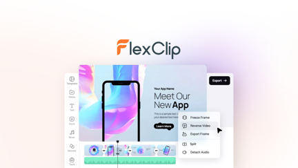 undefined FlexClip is an all-in-one web tool for recording/creating videos, movies, and slideshows in minutes