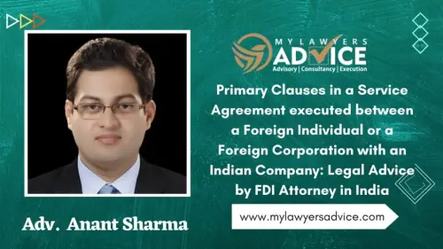 Primary Clauses in a Service Agreement executed between a Foreign Individual or a Foreign Corporatio.webp