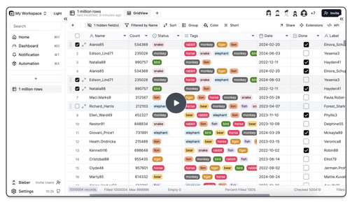 The Next Gen Airtable Alternative No-Code Postgres. Postgres Airtable Fusion