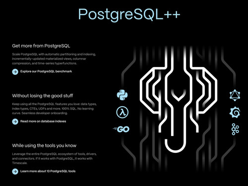 An open-source time-series SQL database optimized for fast ingest and complex queries. Packaged as a PostgreSQL extension.