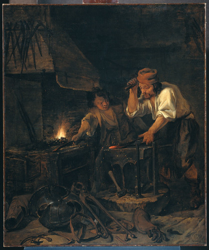 Metsu, Gabriel Оружейник, 1660, 101 cm х 85 cm, Холст, масло