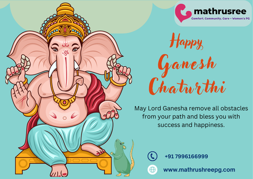 Happy Ganesh Chaturthi from Mathru Sree Ladies PG.png