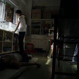 Female teacher closing the door 2021 10
