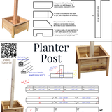 Mailbox Post Planter