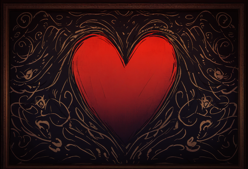 abstract painting shapes dark red s 360511414.png