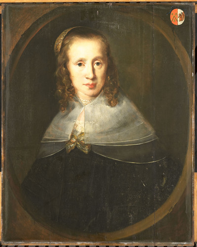 Swaerdecroon, Bernardus Digna de Maets. Жена Francois Leydecker, 1654, 75 cm х 60 cm, Дерево, масло