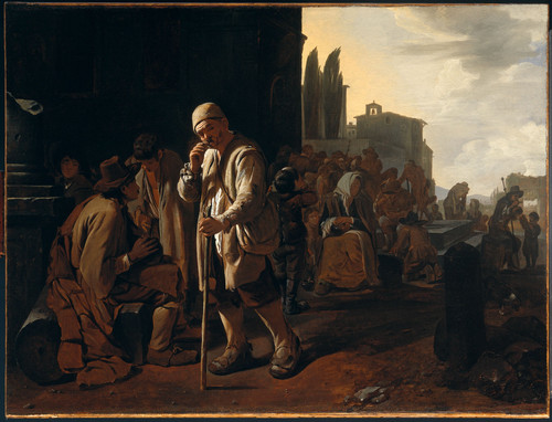 Sweerts, Michael Пища для голодных, 1652, 75 cm х 99 cm, Холст, масло