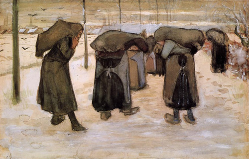 Van Gogh Vincent Woman Miners Carrying Coal