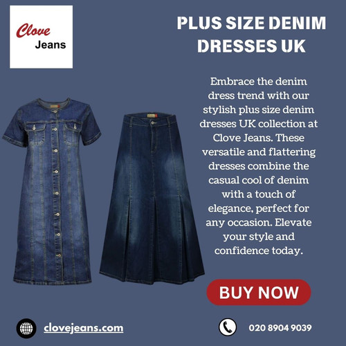 Plus Size Denim Dresses UK: Effortlessly Chic and Comfortable.jpg