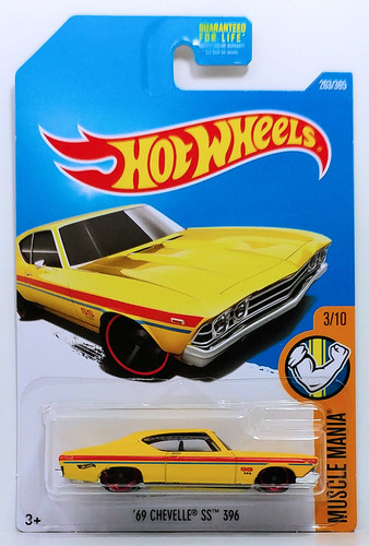 Машинка Hot Wheels '69 Chevelle SS 396 2017 Muscle Mania (#263) DTY86.jpg