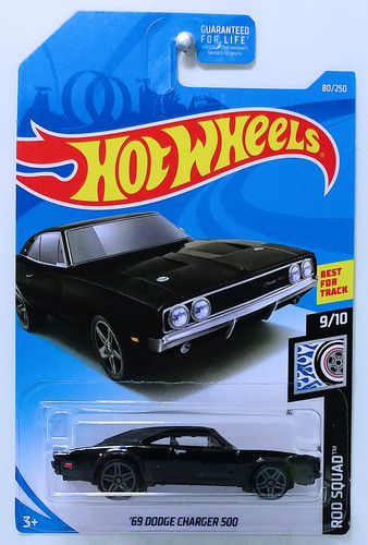 Машинка Hot Wheels '69 Dodge Charger 500 2019 Rod Squad (#080) FYC18.jpg