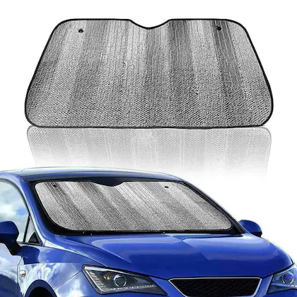 careflection aluminium silver foldable car sunshade 30 x 8 x 35 cm product images orvmis5lwvz p60340.jpg