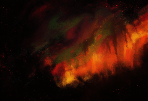 green red yellow daybreak distorted dark abstract painting background s 2898835883.png
