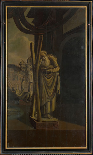 Unknown Богач на смертном одре, оборотная сторона изображения святых Андрея и Михаила на террасе, 15