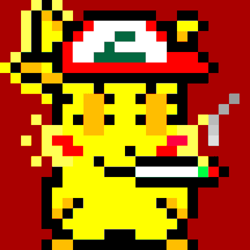 Pixel Punk Pikachu 1622006493495.gif