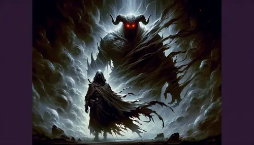 DALL·E 2024 06 12 14.21.33 Cover art for a DND homebrew class featuring a lone shadow figure standin.webp