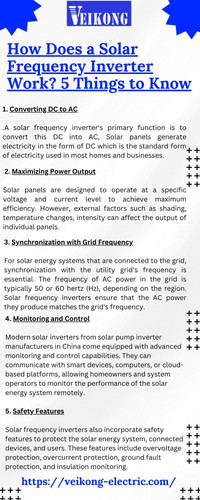 How Does a Solar Frequency Inverter Work 5 Things to Know