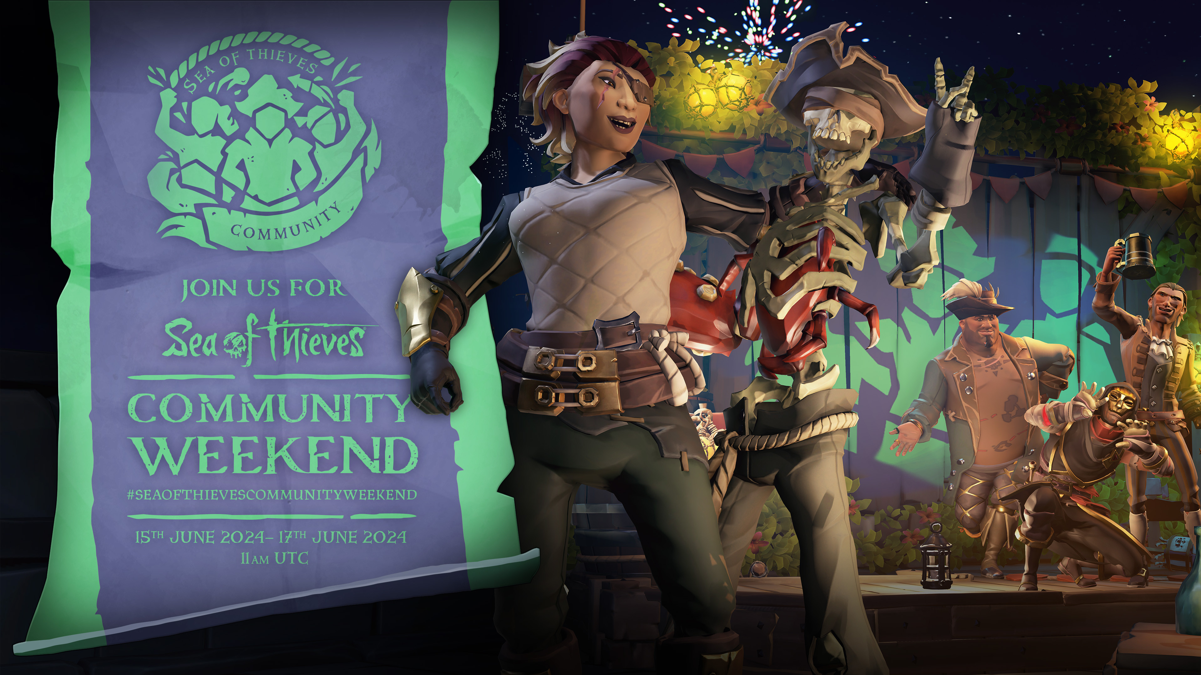 Sea of Thieves - Twitch Drops & Community Weekend- WATCH, ENJOY & GET ...