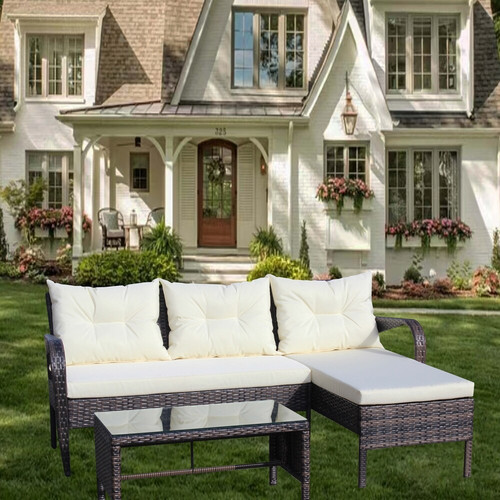 Outdoor patio Furniture sets 3 piece Conversation set wicker Ratten Sectional Sofa With Seat Cushion.jpg