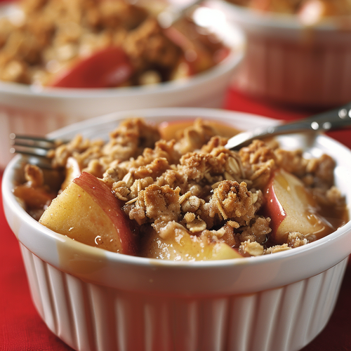 dterox A closeup photo of Apple crisp in white bowls showcasi 3a73ed8d e4ac 4e5e 9faf 3bb574a757b2 0.png