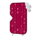 TEQUAN Sunshade for Car Windshield Pink Romantic Hearts Pattern Car Sun Shade 51 2 x 27 5 c474e19a 8