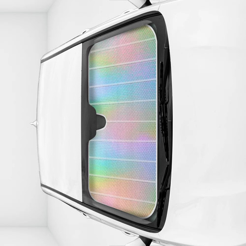 Sharper Image Iridescent Mermaid Front Windshield Sun Shade Visor Double Bubble Accordion Folding Au.jpg