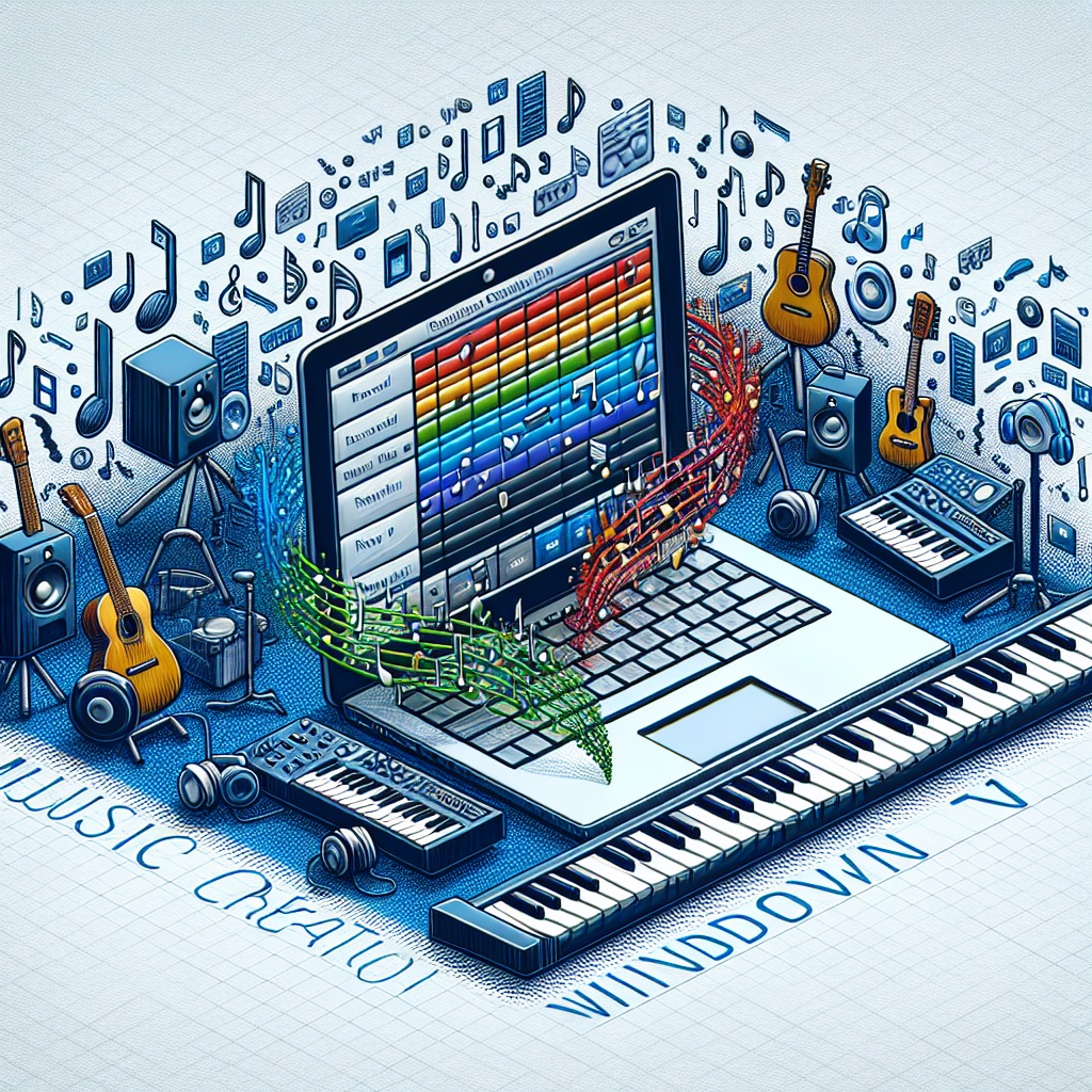 GarageBand para Windows 7 interface de usuário mostrando ferramentas de edição musical e biblioteca de loops