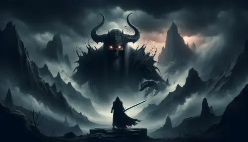 DALL·E 2024 06 12 19.02.19 A landscape version of this image showing a dark, menacing figure with ho.webp