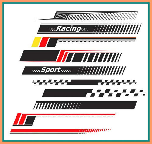 Sports stripes, car stickers. Racing decals for tuning..jpg