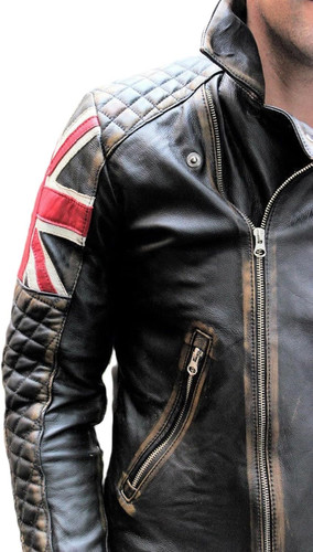 Union Jack UK Flag Cafe Racer Vintage Men Black Motorcycle Biker Leather Jacket 3.jpg