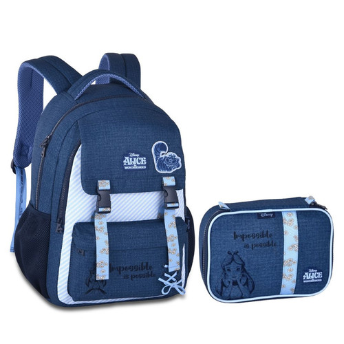 Kit Mochila de Costas Estojo Alice Azul.jpg