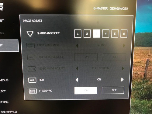 Monitor settings 1