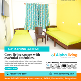 Alpha Living Lakshmi offers affordable stay options in Bangalore with all essential amenities. Enjoy