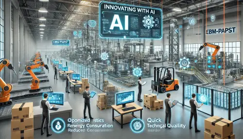 DALL·E 2024 07 16 06.15.01 A modern factory scene showcasing the integration of artificial intellige.webp