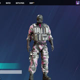 Mute - The Polymath Rule Headgear + Crimson Heist Uniform