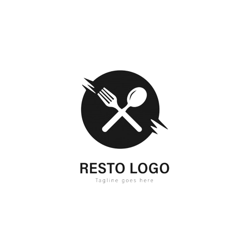 pngtree restaurant logo template design restaurant logo with modern frame isolated png image 887423 .png