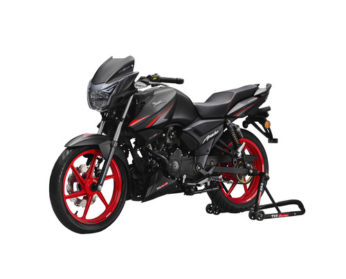 TVS Apache RTR 160 2V Racing Edition Left profile.jpg
