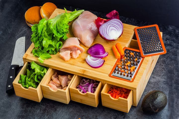 Buy Eco Friendly Cutting Board With Trays - Ecozoi.jpg