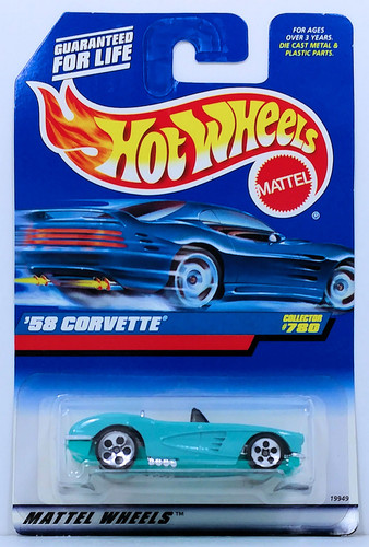Машинка Hot Wheels '58 Corvette 1998 (#780) 19949.jpg