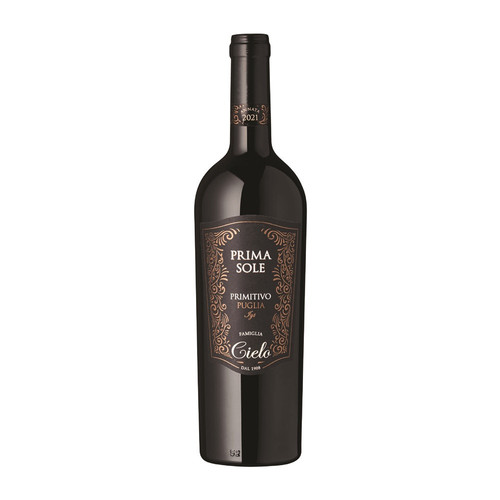 Famiglia Cielo Primasole Primitivo Puglia IGT 01.jpg
