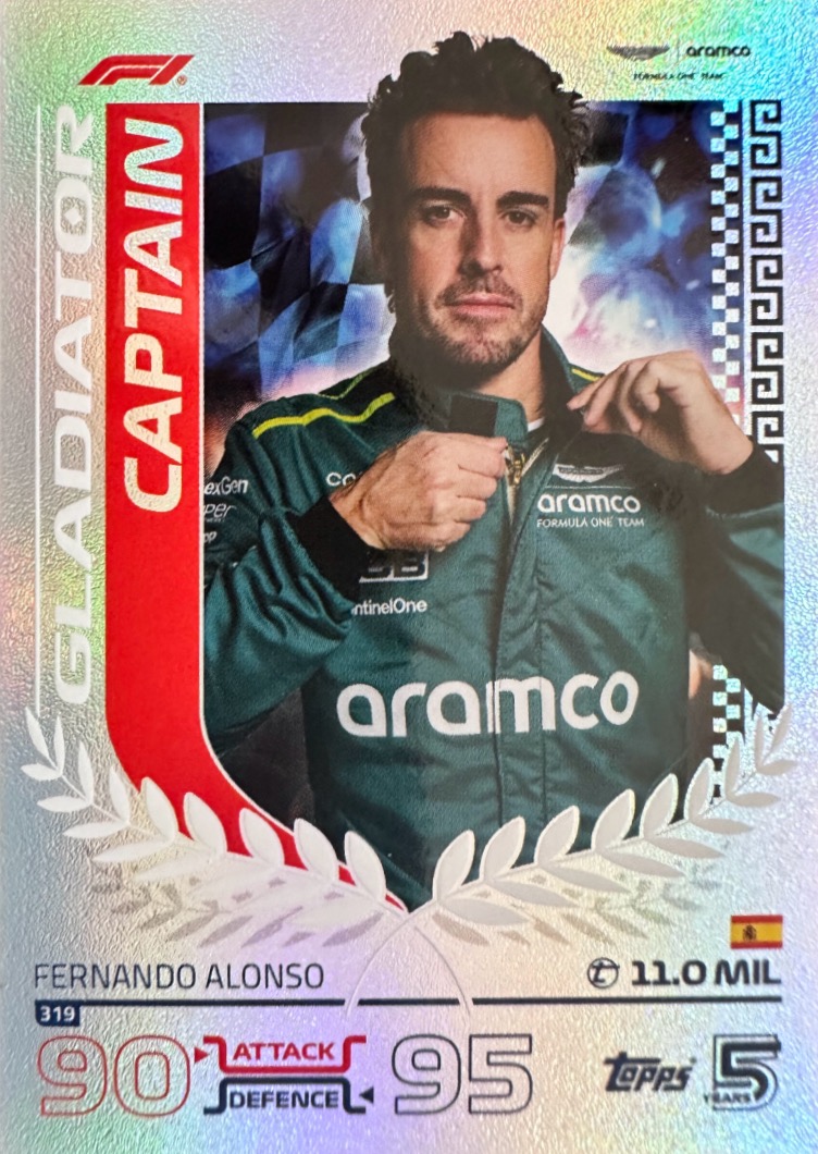 Turbo Attax 2024 Formula 1 Topps Scegli Gladiator Legend 100 Club - Picture 8 of 33