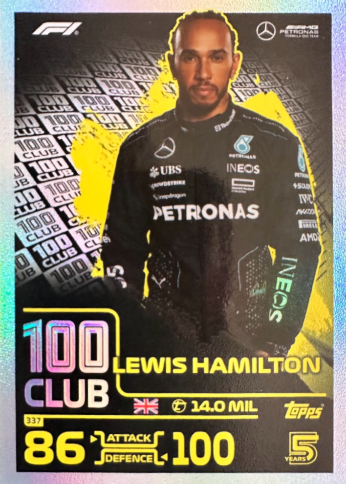 Turbo Attax 2024 Formula 1 Topps Scegli Gladiator Legend 100 Club - Picture 26 of 33