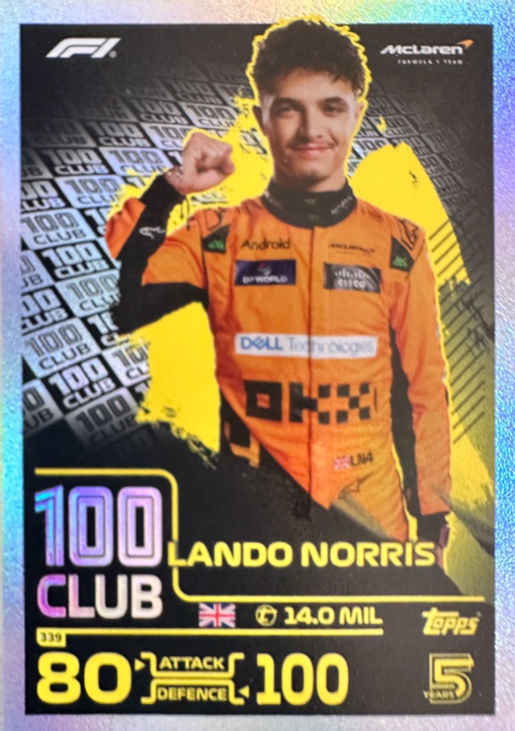 Turbo Attax 2024 Formula 1 Topps Scegli Gladiator Legend 100 Club - Picture 28 of 33