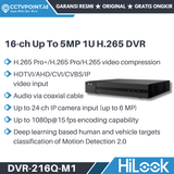 DVR 216Q M1 16CH 5MP