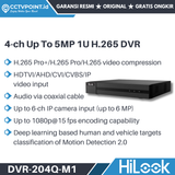 DVR 204Q M1 4CH 5MP