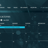 ms sharepoint calendar
