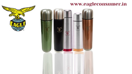 Purchase Eagle Consumer's Primo-Silver Steel Bottle Online.jpg