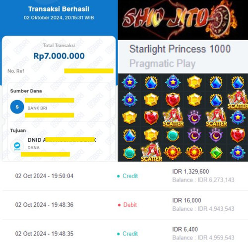 SELAMAT KEPADA ID XXXX JACKPOT PERMAINAN Starlight Princess 1000 Pragmatic Play DI WEB SHIOJITU