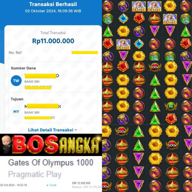SELAMAT KEPADA ID XXXX JACKPOT PERMAINAN Gates Of Olympus Pragmatic Play DI WEB BOSANGKA
